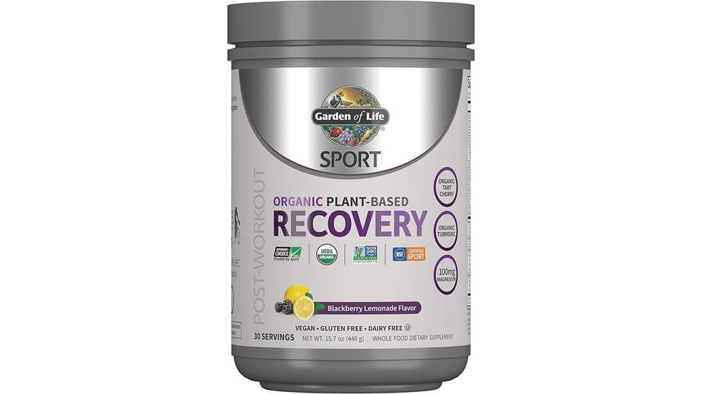 vegan organic post workout powder