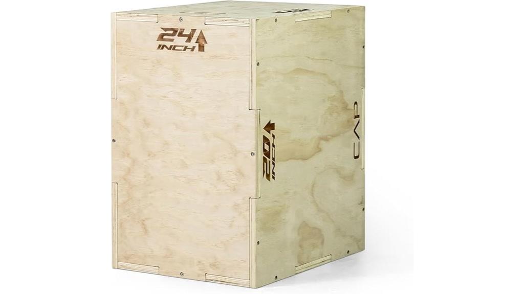 versatile adjustable plyometric box
