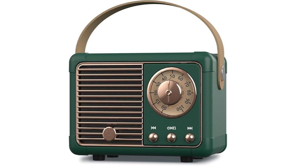 vintage mini bluetooth speaker