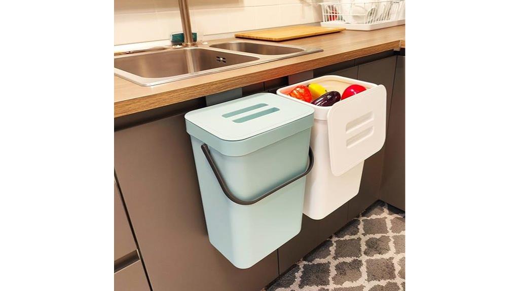 wall mounted compost bin