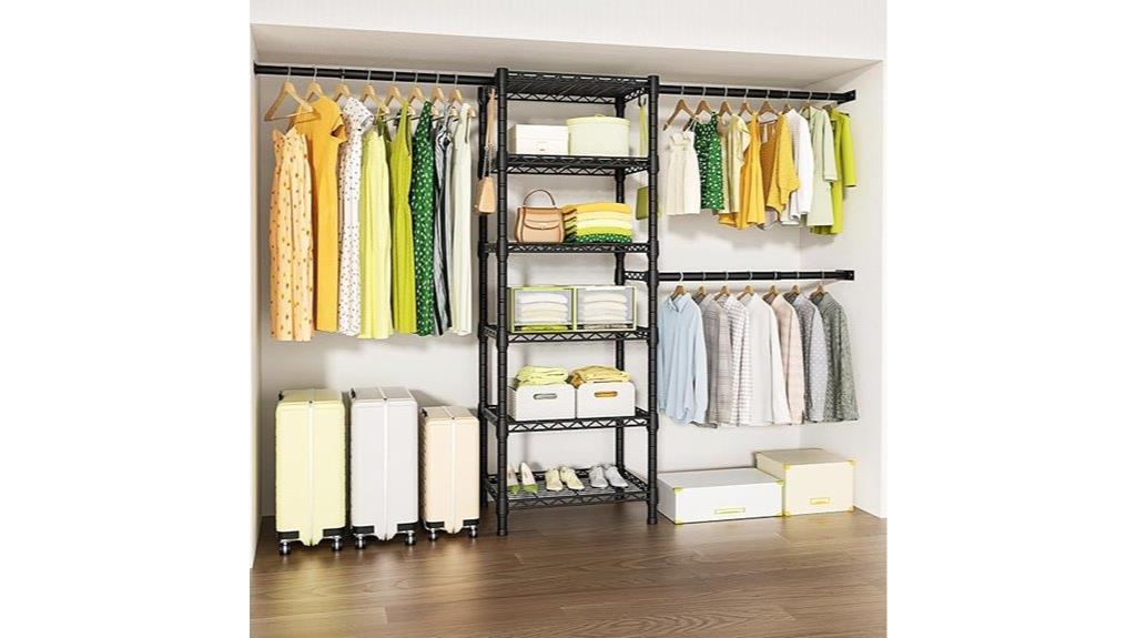 wall mounted garment rack