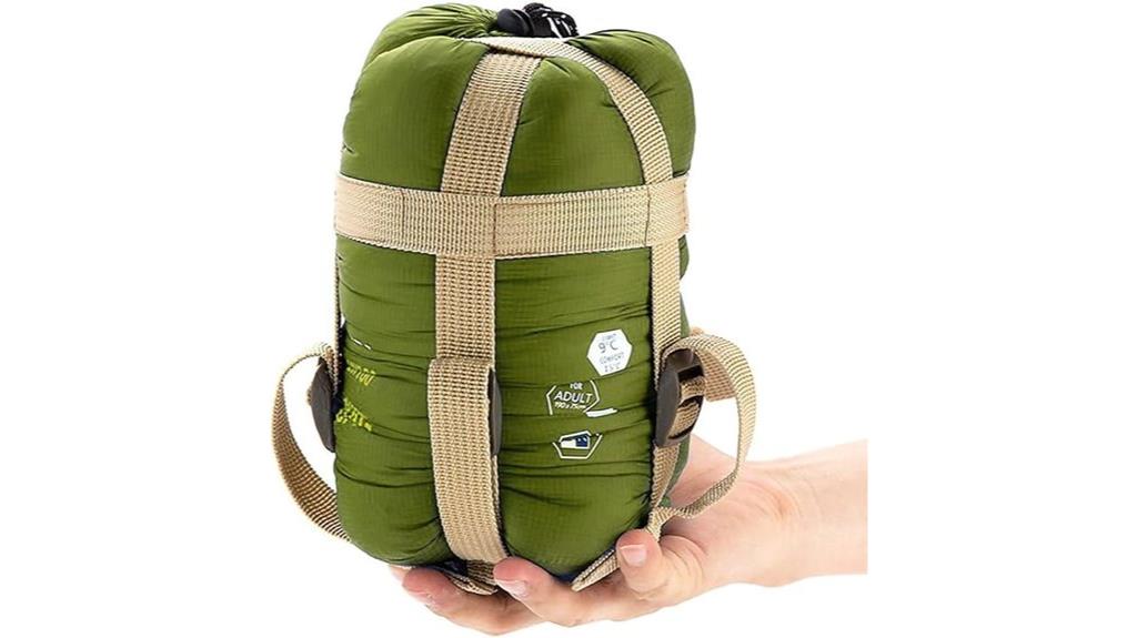 warm weather sleeping bag