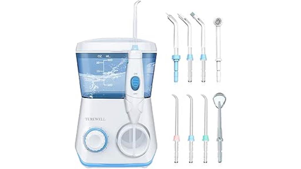 water flossing dental irrigator