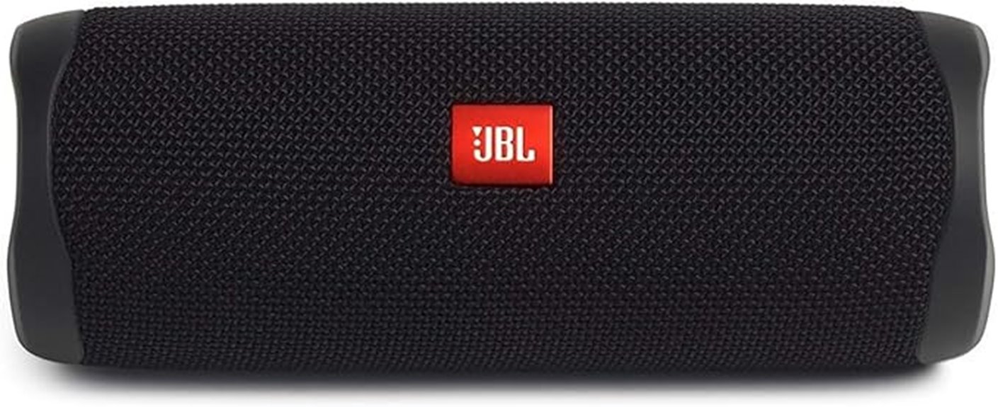 waterproof black portable speaker