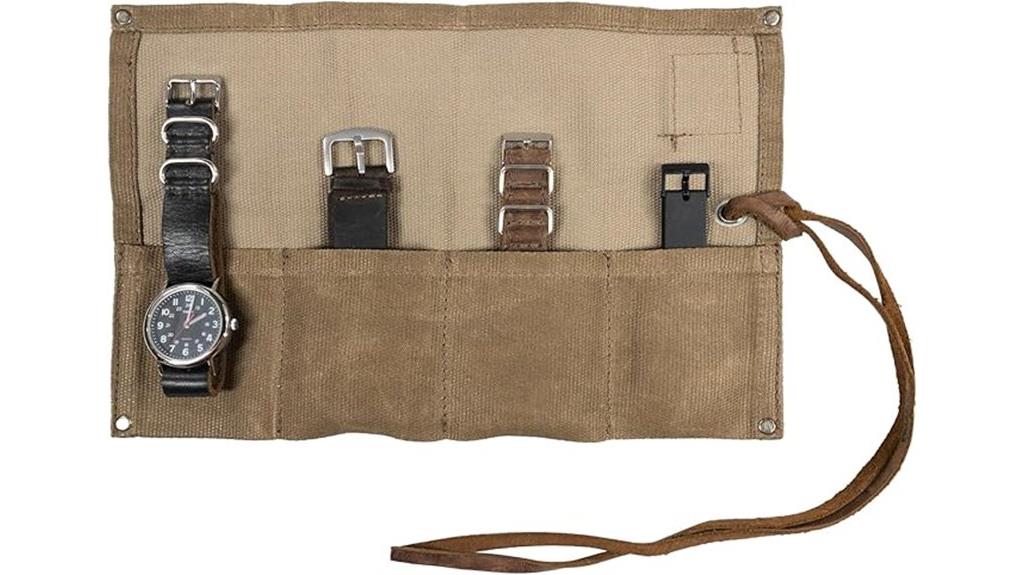 waterproof canvas watch organizer