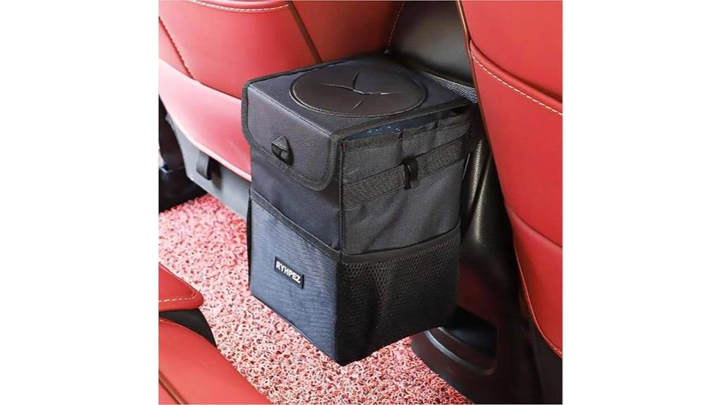 waterproof collapsible car trash can