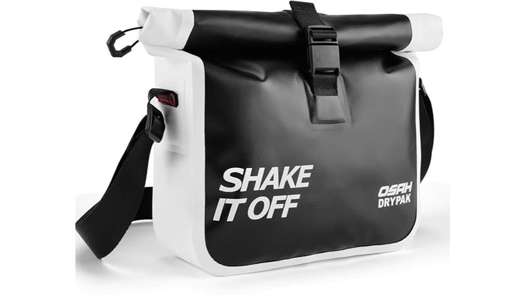 waterproof dry bag with adjustable strap
