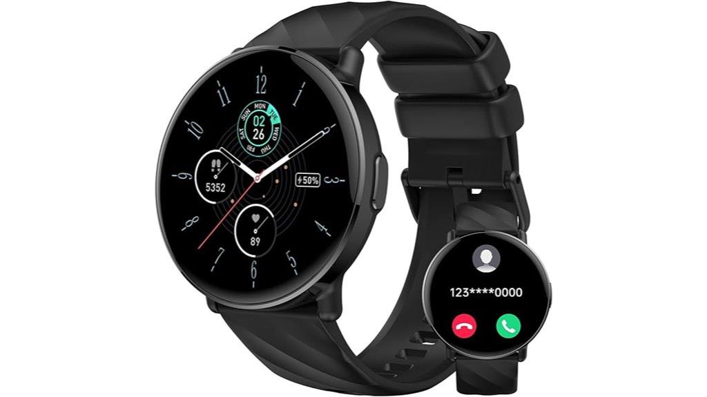 waterproof fitness smartwatch with call