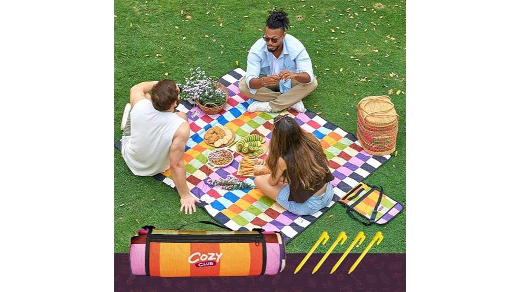 waterproof foldable outdoor blanket