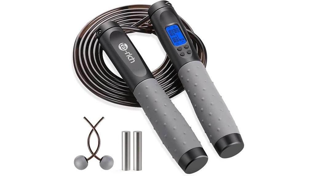 weighted fitness jump rope