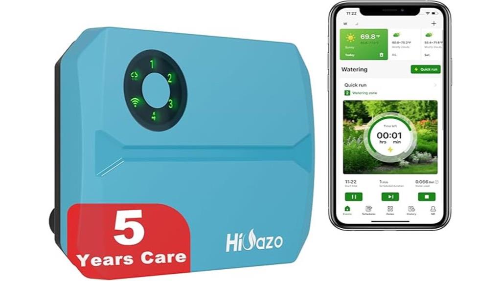 wifi 4 zone sprinkler system