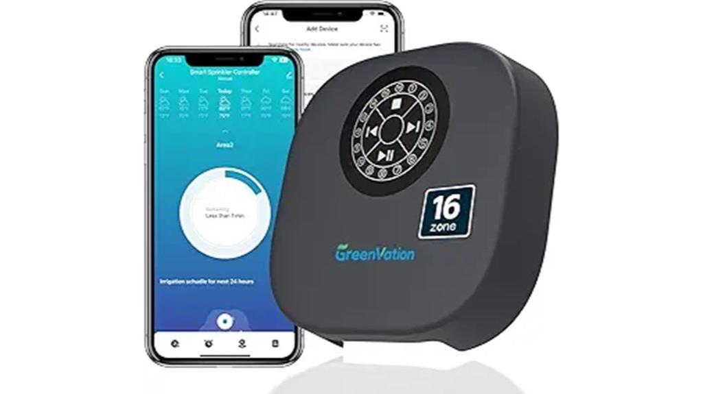 wifi enabled garden watering system