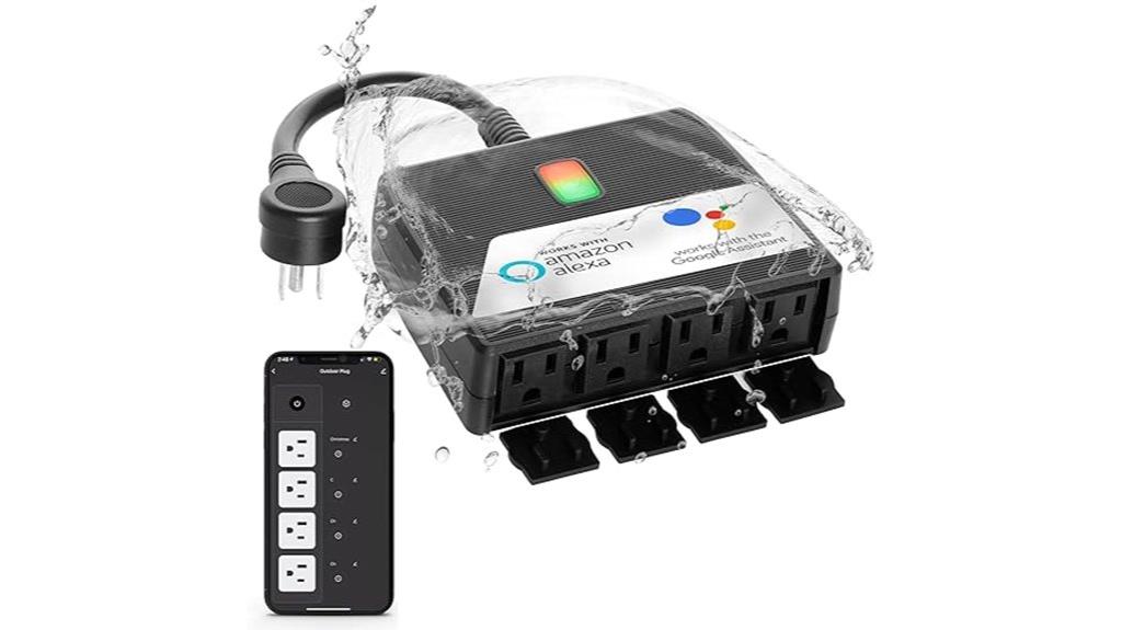 wifi enabled outdoor power strip