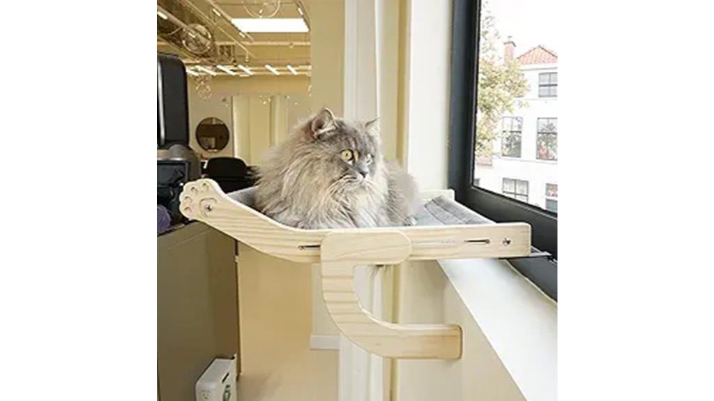 window sill indoor cat hammock