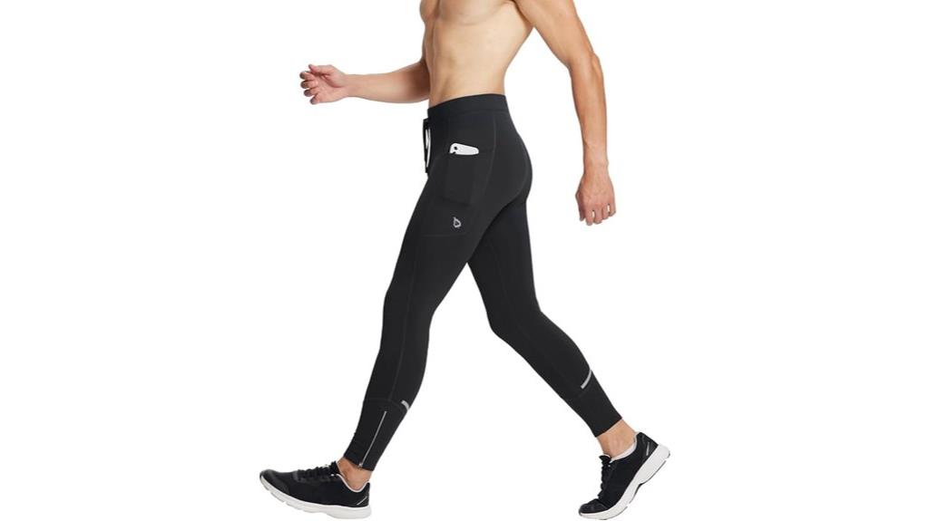 winter running tights pockets