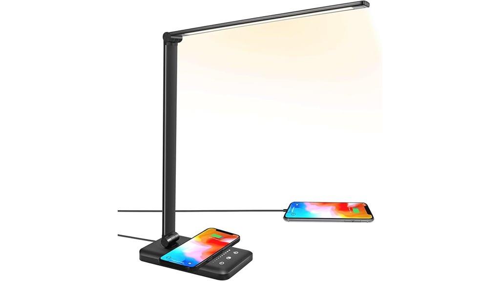 wireless charging desk lamp