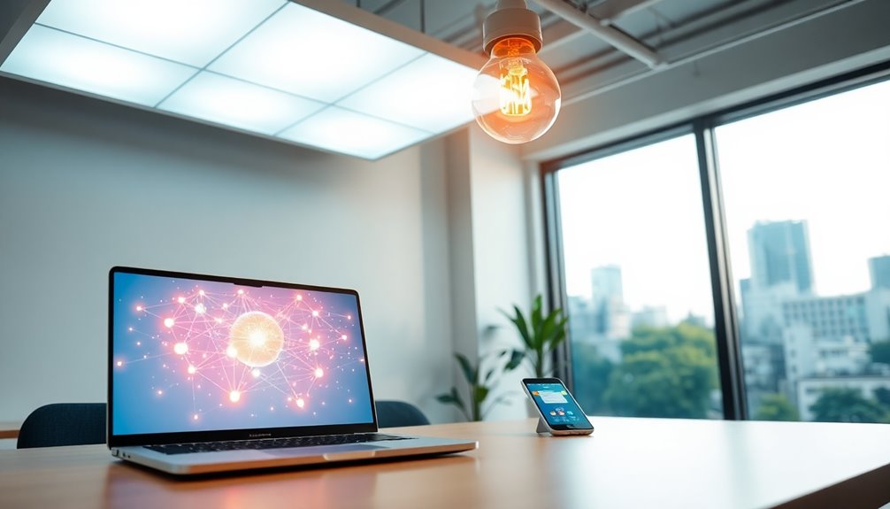 wireless light data transmission