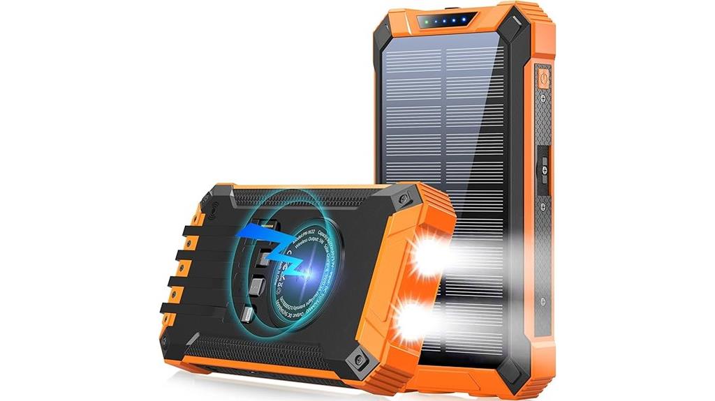 wireless solar power bank