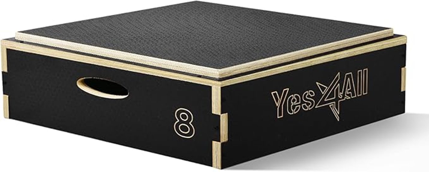 wooden 3 in 1 plyo box