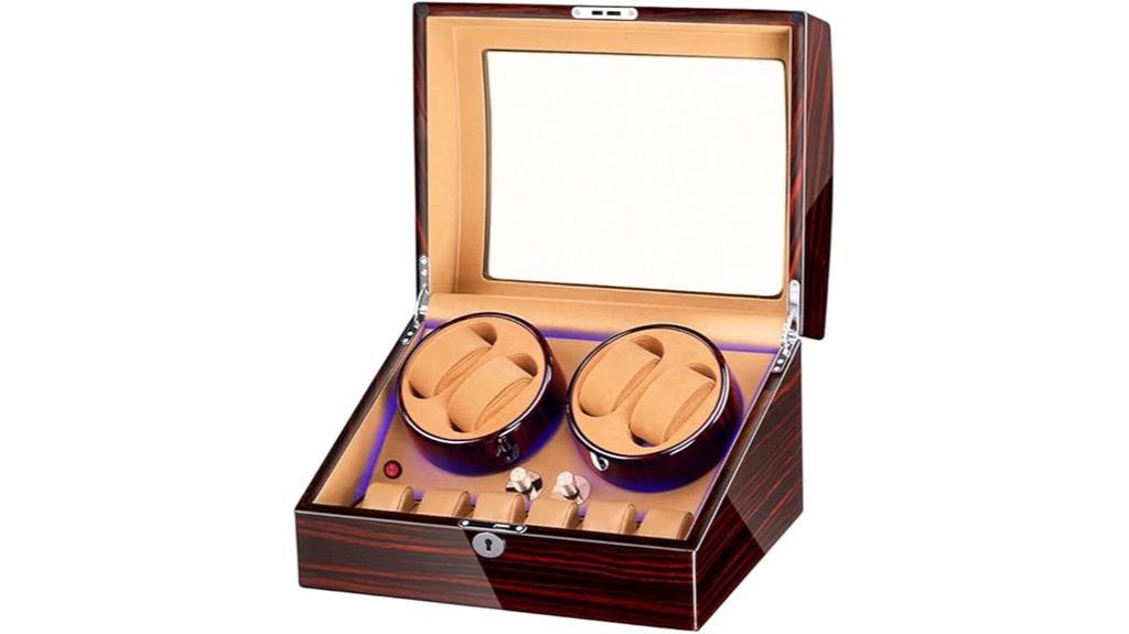 wooden automatic watch winder