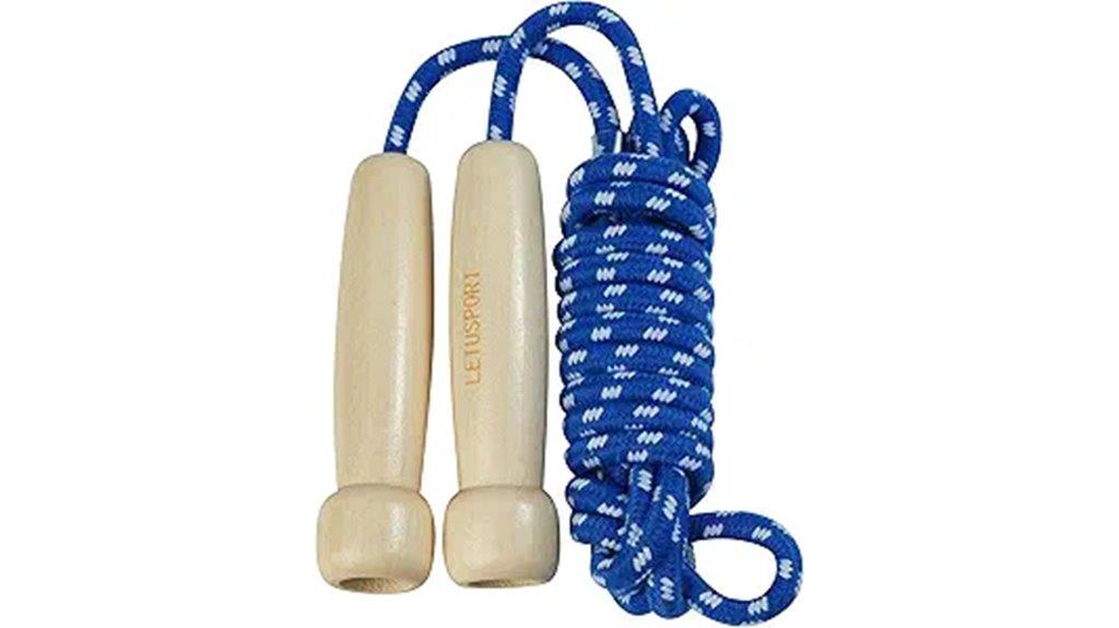 wooden handle jump rope