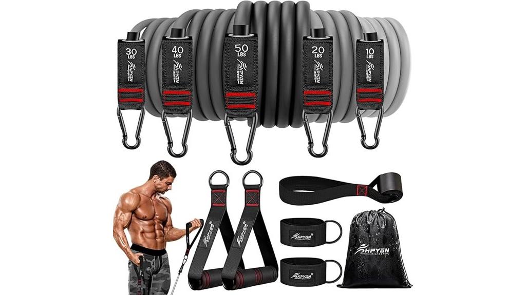 workout resistance band accessories