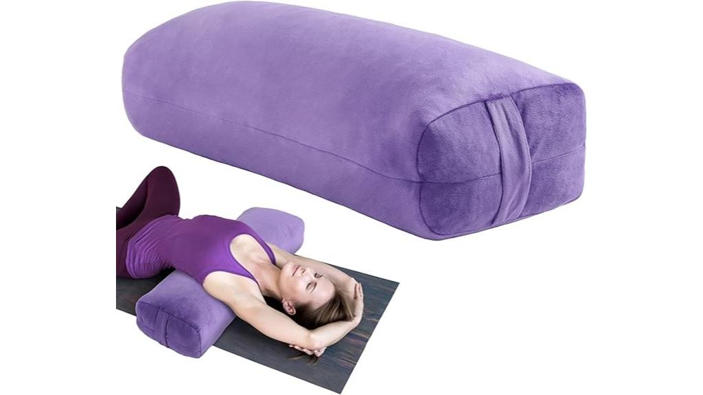 yoga bolster for relaxation