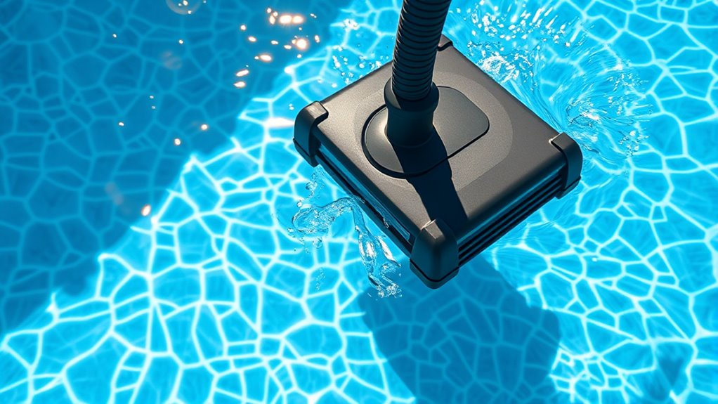 adjust cleaner to pool shape