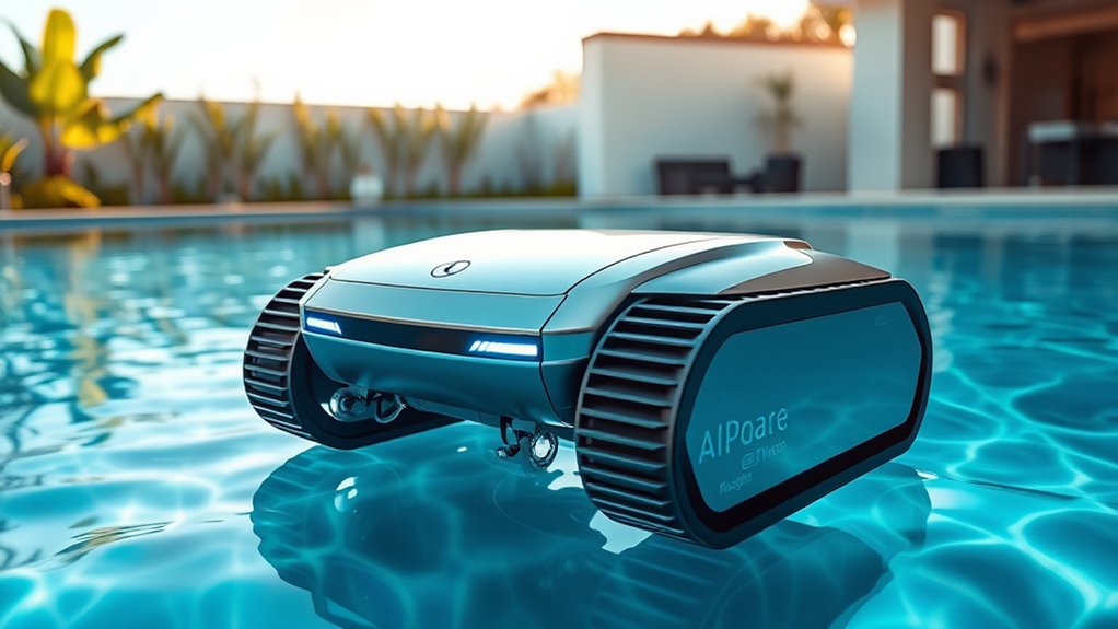 ai powered intelligent pool cleaning