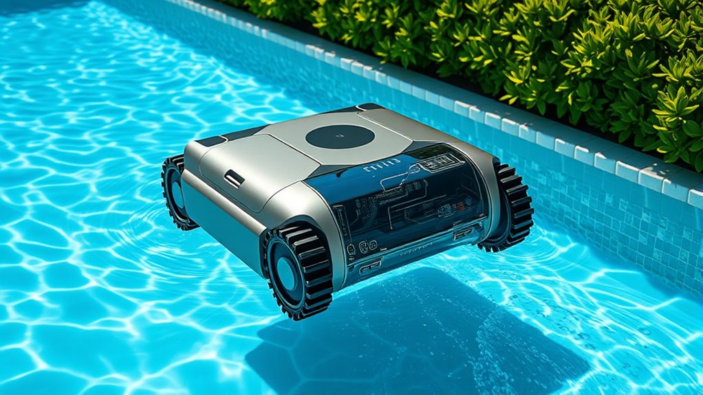 ai powered robotic pool cleaners
