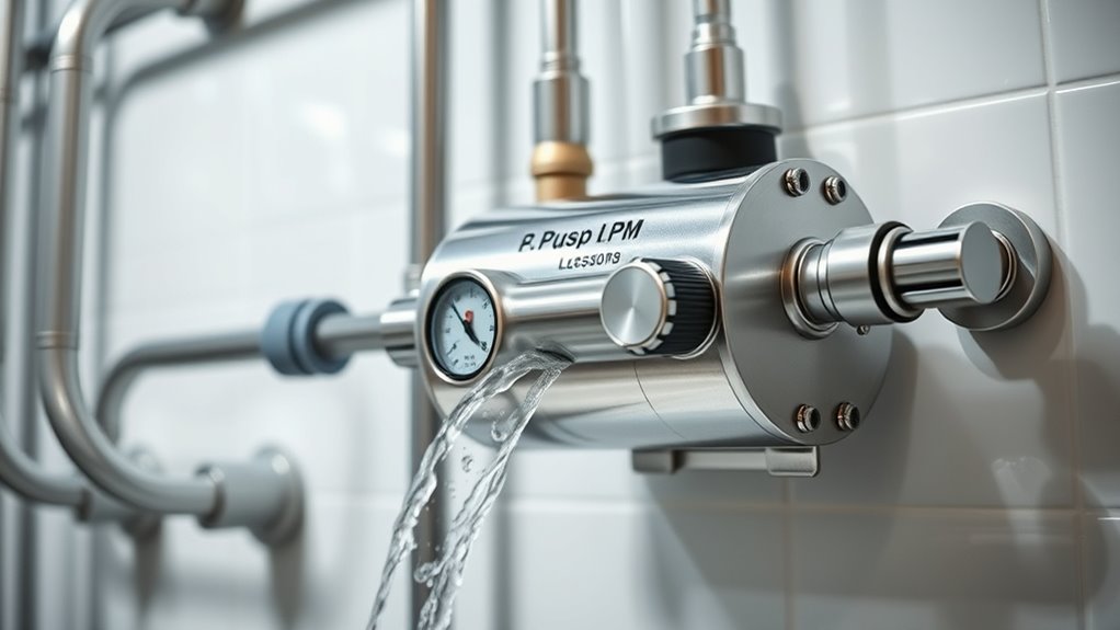 boosts water pressure consistently