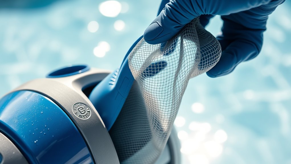 changing pool cleaner bags