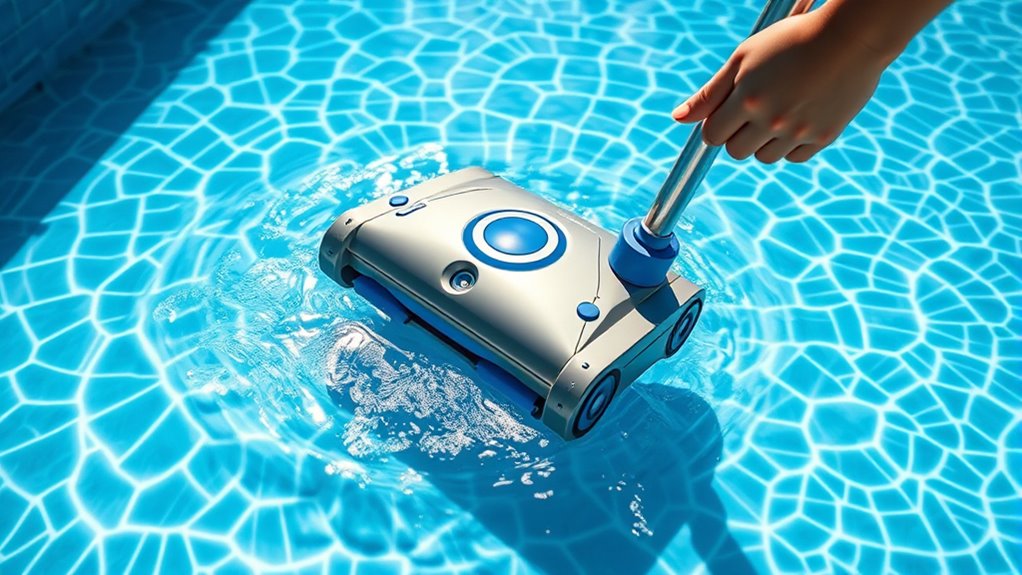 changing pool cleaner mode