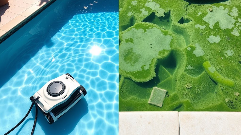 cloudy pool indicates troubles