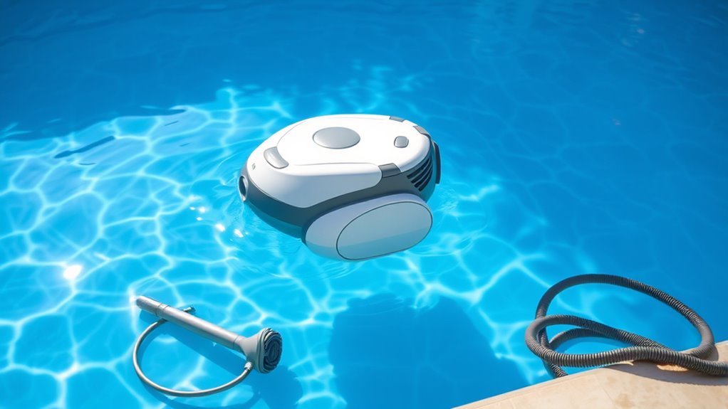 evolution of robotic pool cleaners