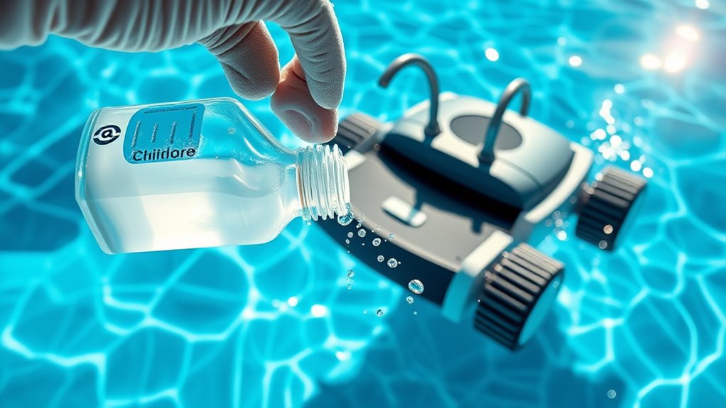 maintain balanced pool chemistry