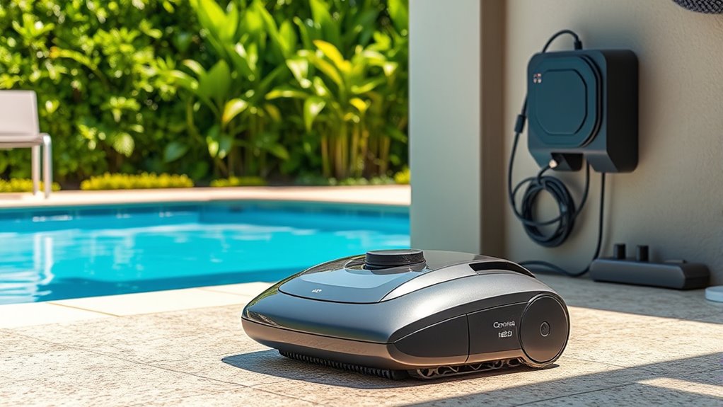 optimal robotic cleaner storage