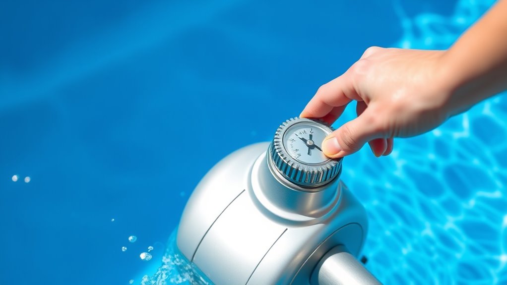 optimize pool cleaning pressure