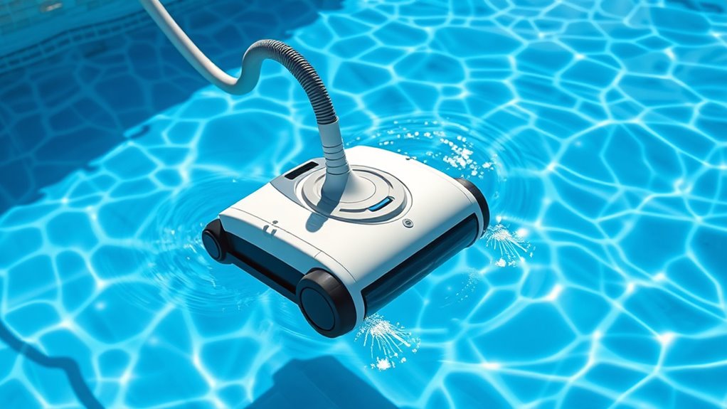 pool cleaning through filtration