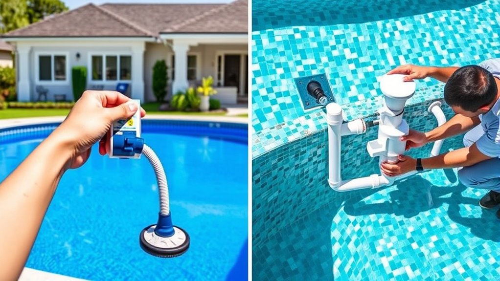 pool setup and installation