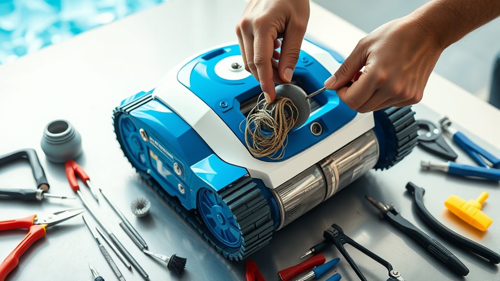 prepare tools and parts