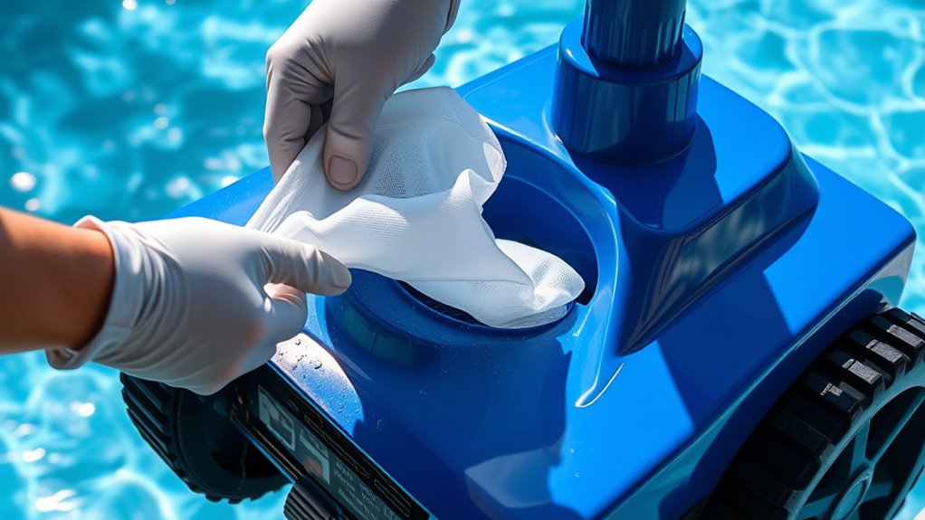 proper debris bag installation