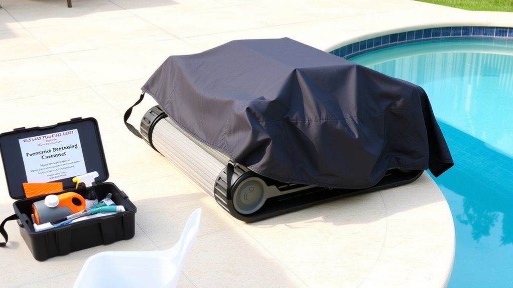 proper off season pool care