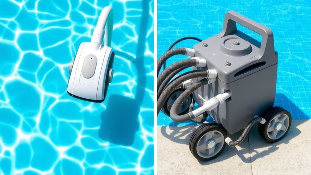proper pool cleaner setup