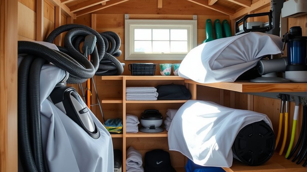proper pressure cleaner storage