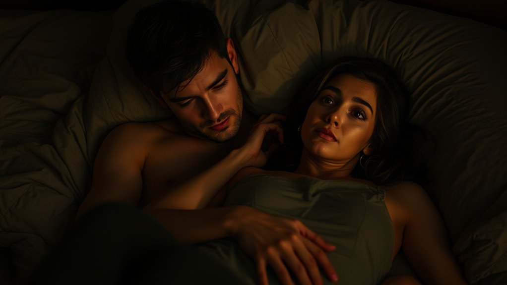 reduced emotional connection during sex