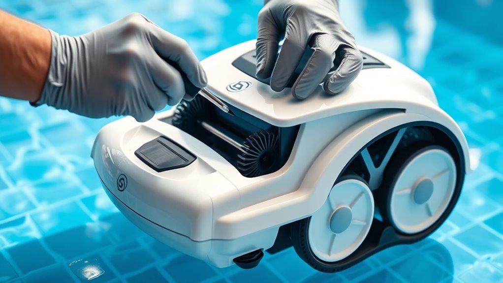 regular robotic pool maintenance