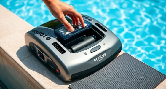 robotic pool cleaner battery care