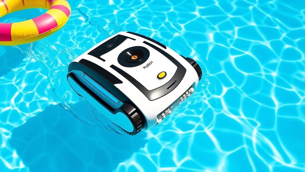 robotic pool cleaner features