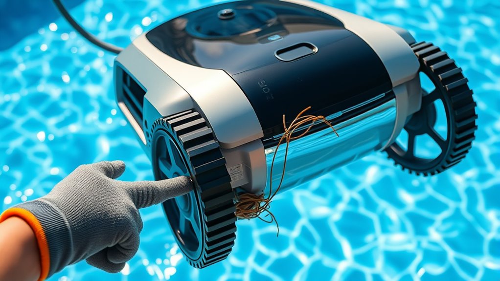 robotic pool cleaner troubleshooting